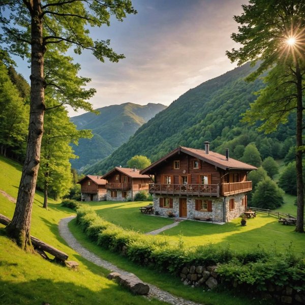 Découvrez les Chalets de Montagne au Cœur du Pays Basque pour un Camping Authentique avec des Vues Époustouflantes sur la Nature